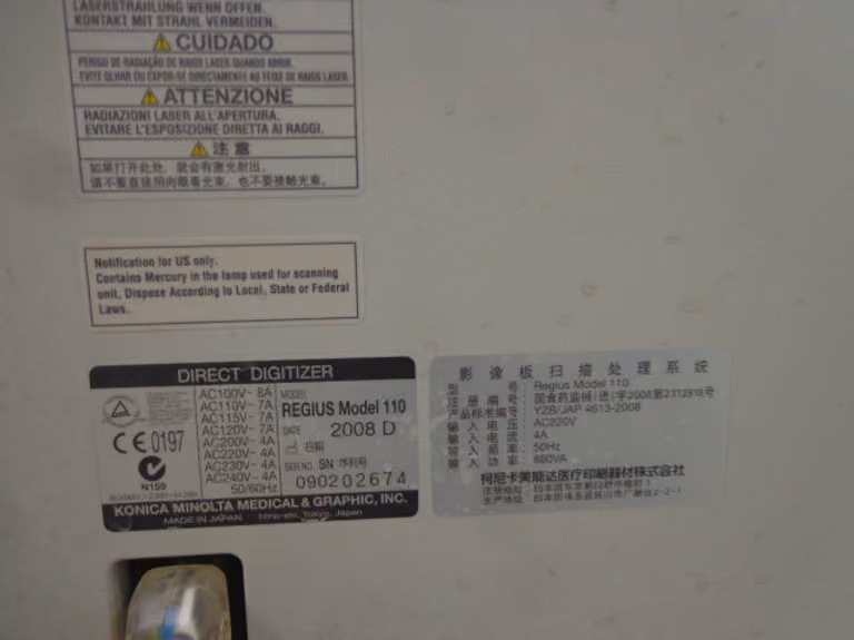 2008 Konica Minolta Regius 110 CR, photo 7