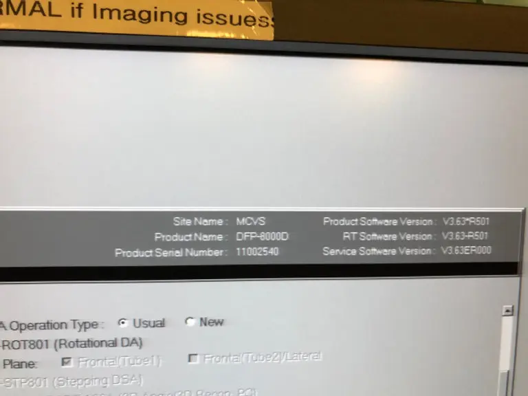 2008 Toshiba Infinix 8000D Cardiac, photo 3