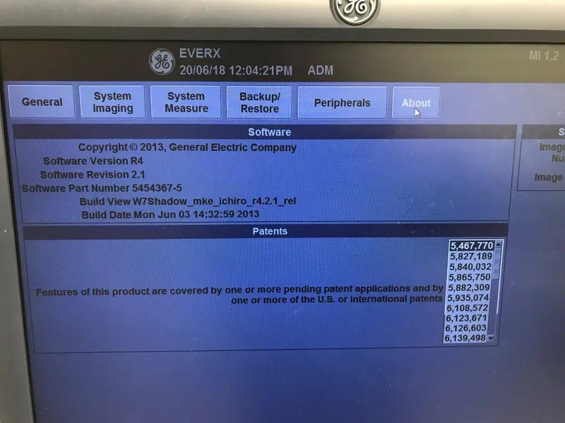 2013 GE Logiq E9 – multiple machines available, photo 3