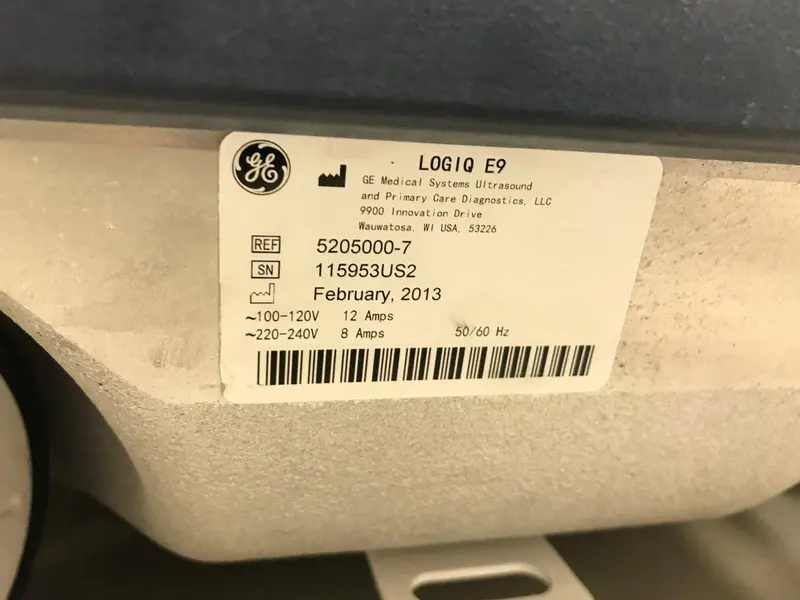 2013 GE Logiq E9 with 4D, photo 4
