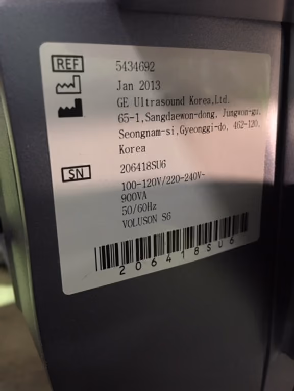 2013 GE Voluson S6 BT_12, photo 7