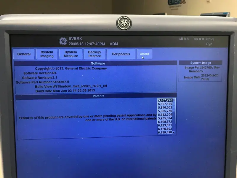 2013 GE Logiq E9, photo 3