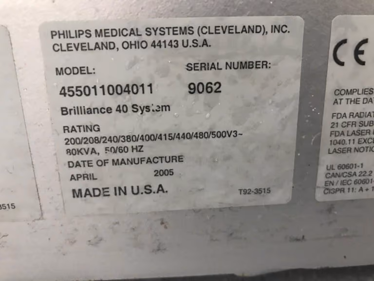 2005 Philips Brilliance 64, photo 7