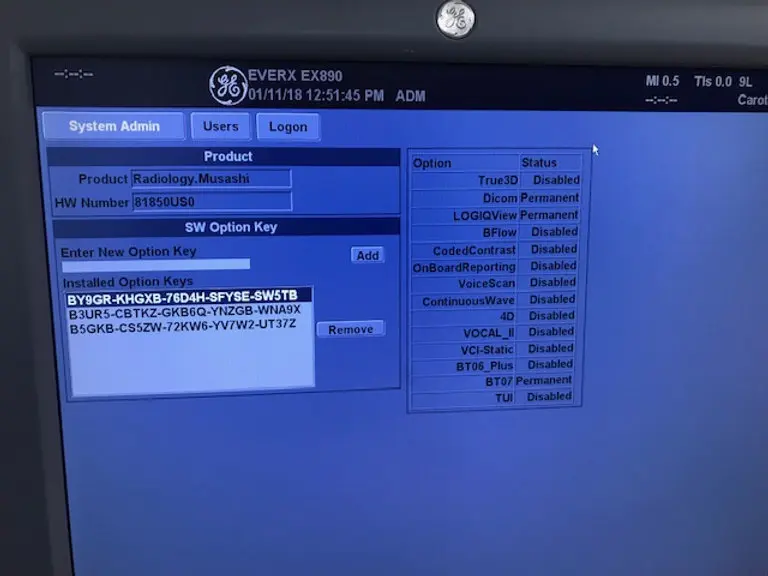 2005 GE Logiq 9 BT_07, photo 3