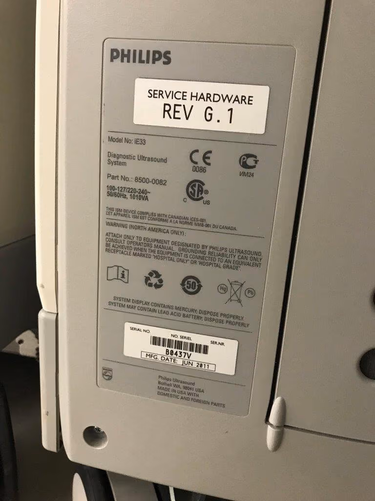 2011 Philips iE33 Cart G.1, photo 8