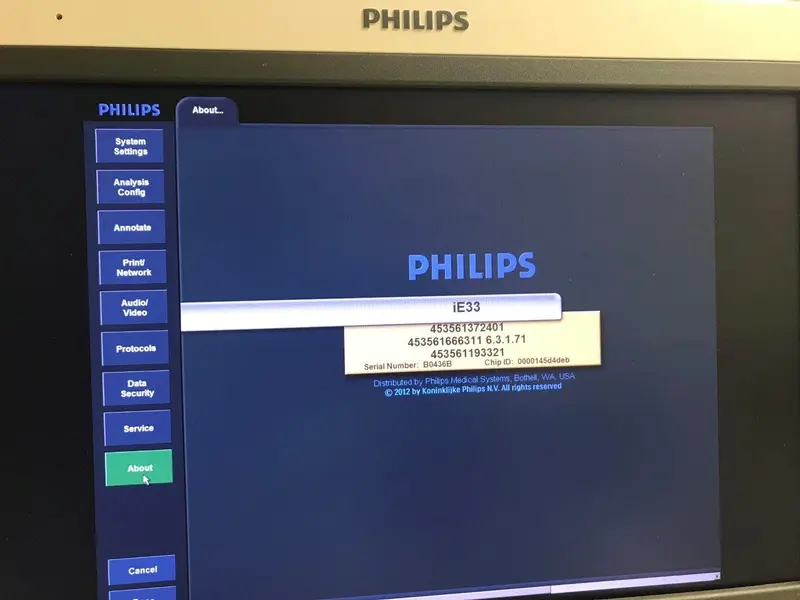 2011 Philips iE33 Cart G.1, photo 2