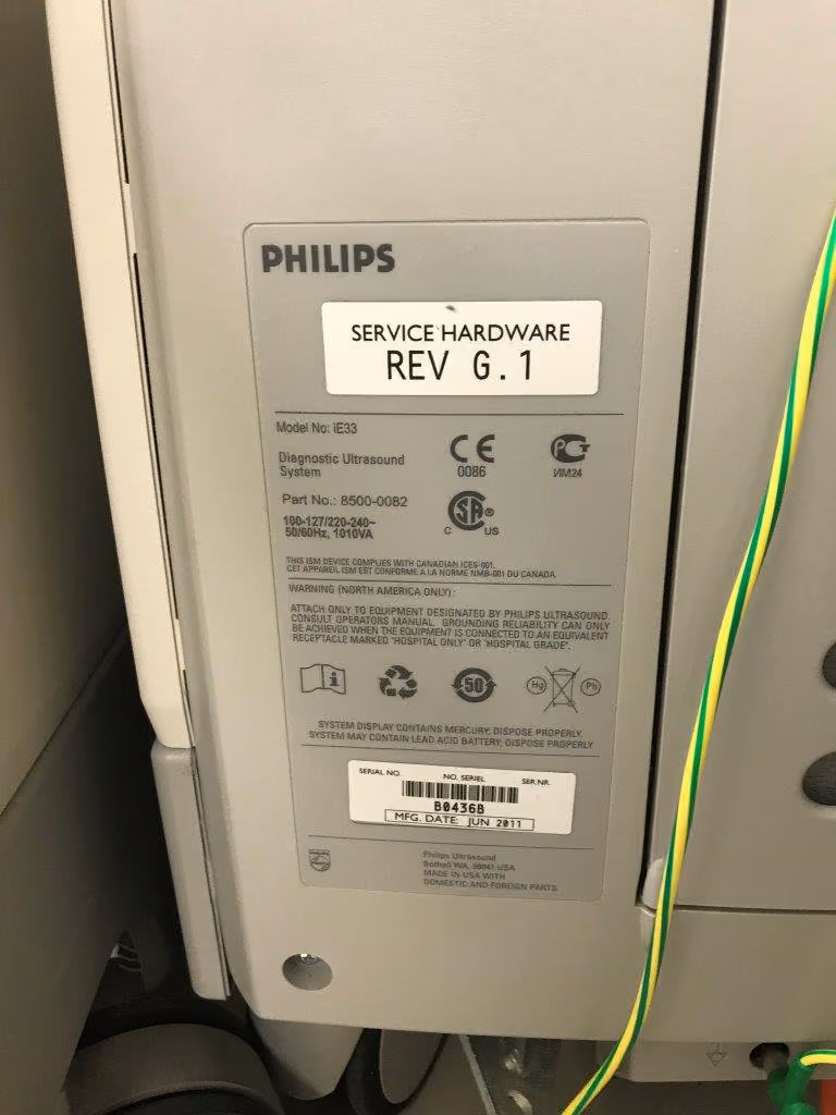 2011 Philips iE33 Cart G.1, photo 9
