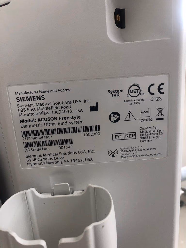 2015 Siemens Acuson Freestyle, photo 6