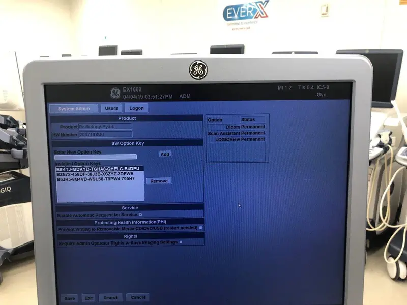 2013 GE Logiq S8, photo 2