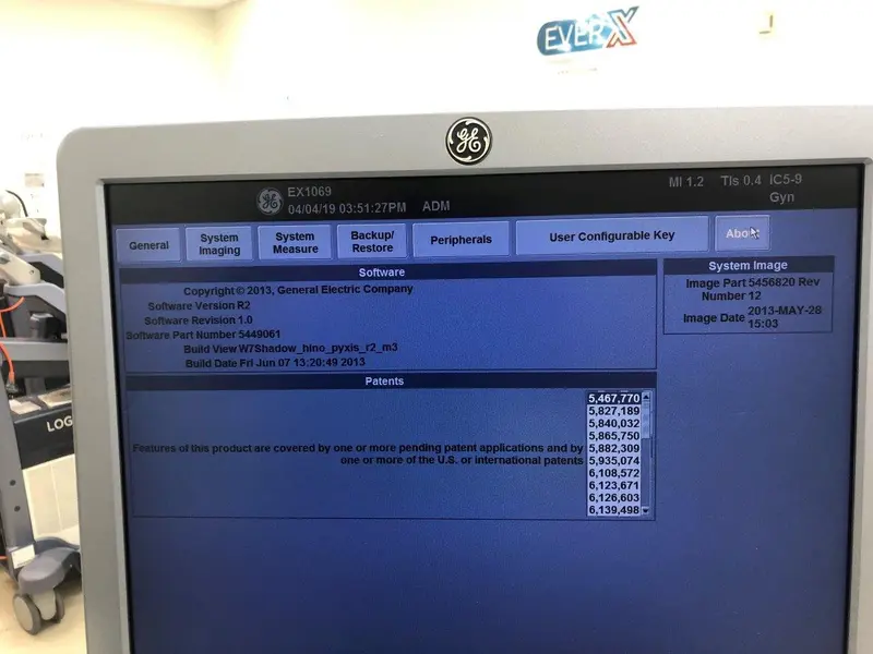 2013 GE Logiq S8, photo 3