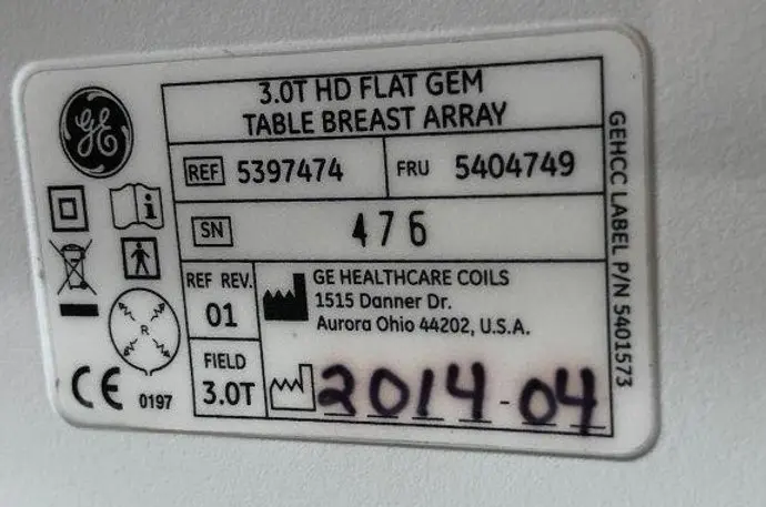 2014 GE 3.0T Table Breast Array Coil, photo 4