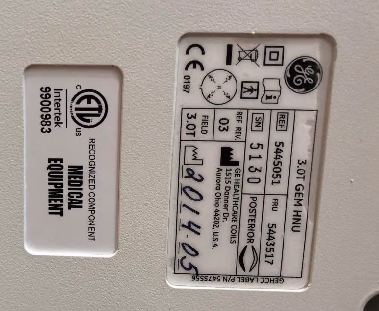 2014 GE 3.0T HNU Coil, photo 6