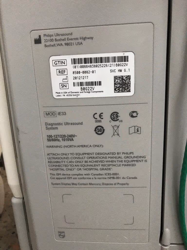2012 Philips iE33 Cart G.1, photo 12