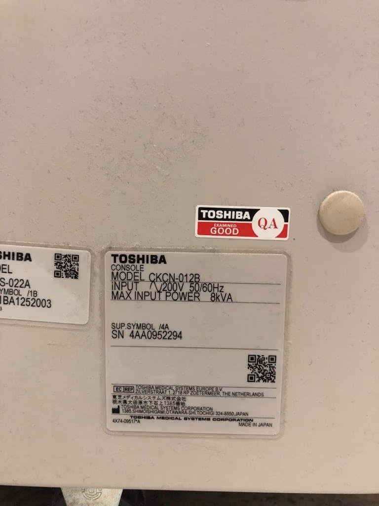 2009 Toshiba Aquilion CX 128, photo 8