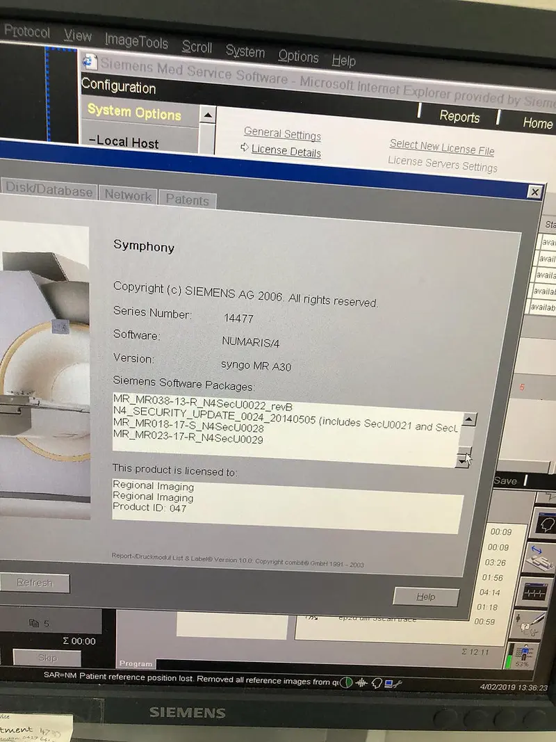 2007 Siemens Symphony 1.5T, photo 4