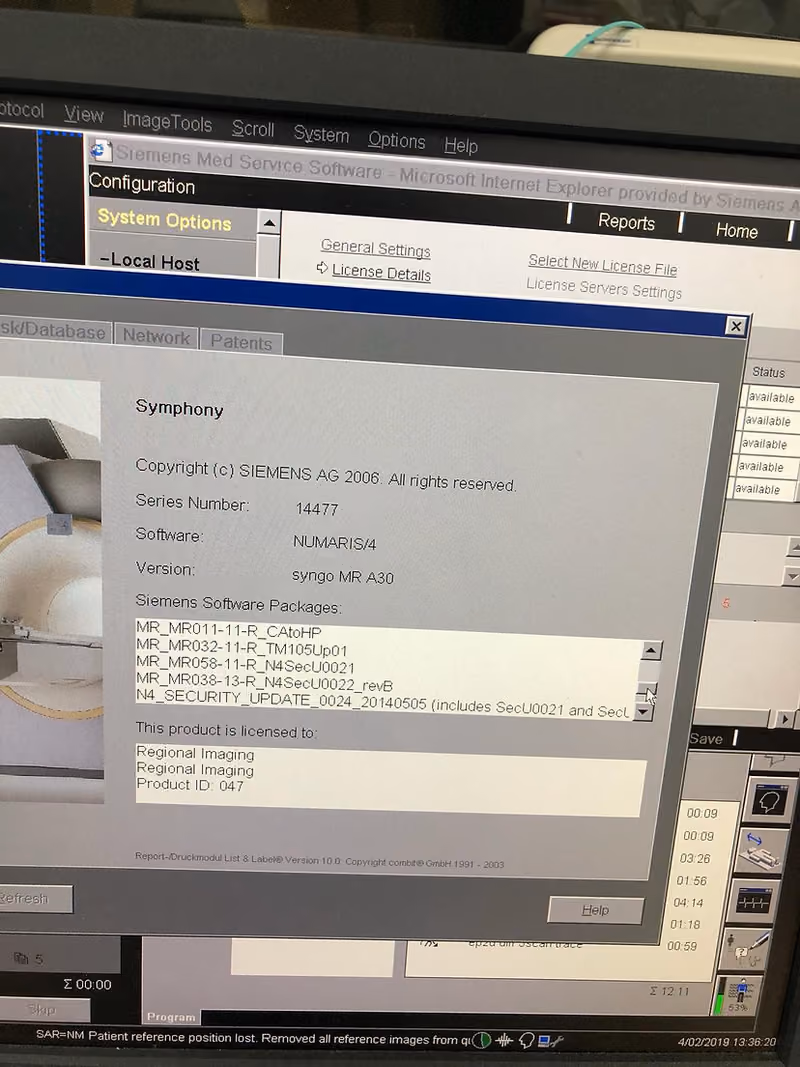 2007 Siemens Symphony 1.5T, photo 5