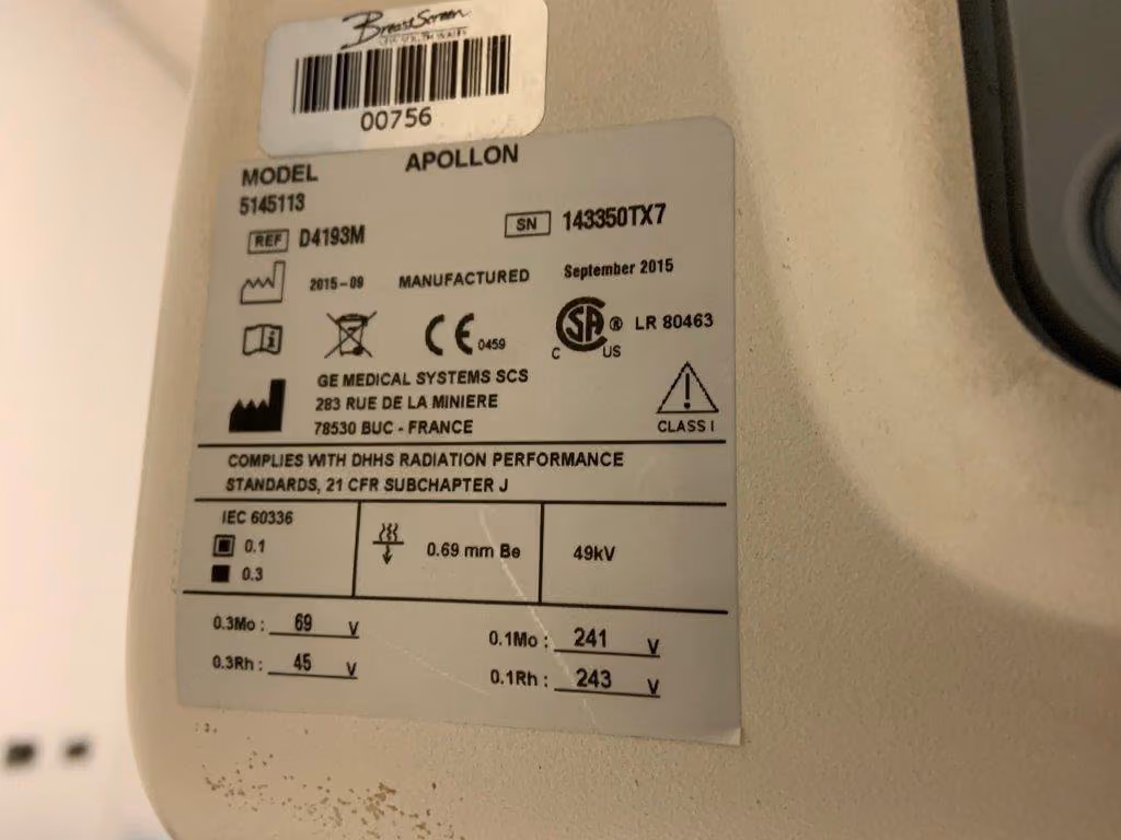 2009 GE Senographe Essentials, photo 5