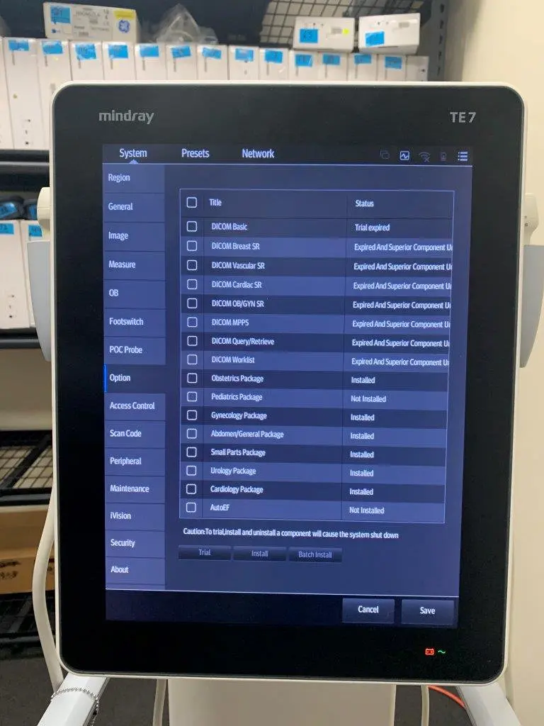 2015 Mindray TE7, photo 2