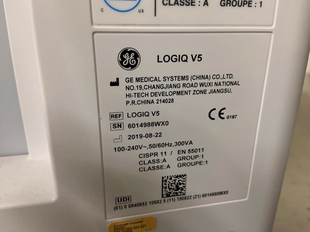 2019 GE Logiq V5, photo 8