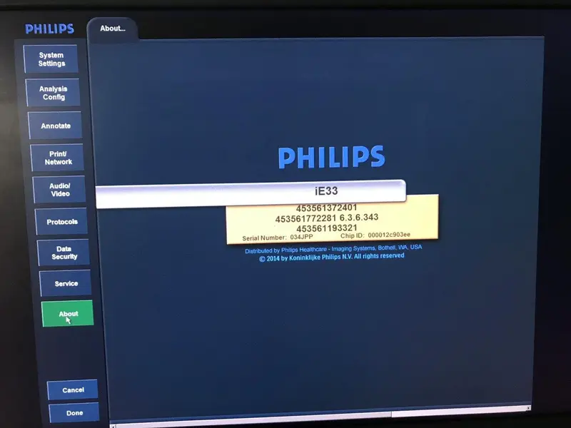 2009 Philips iE33 Cart F.2, photo 2