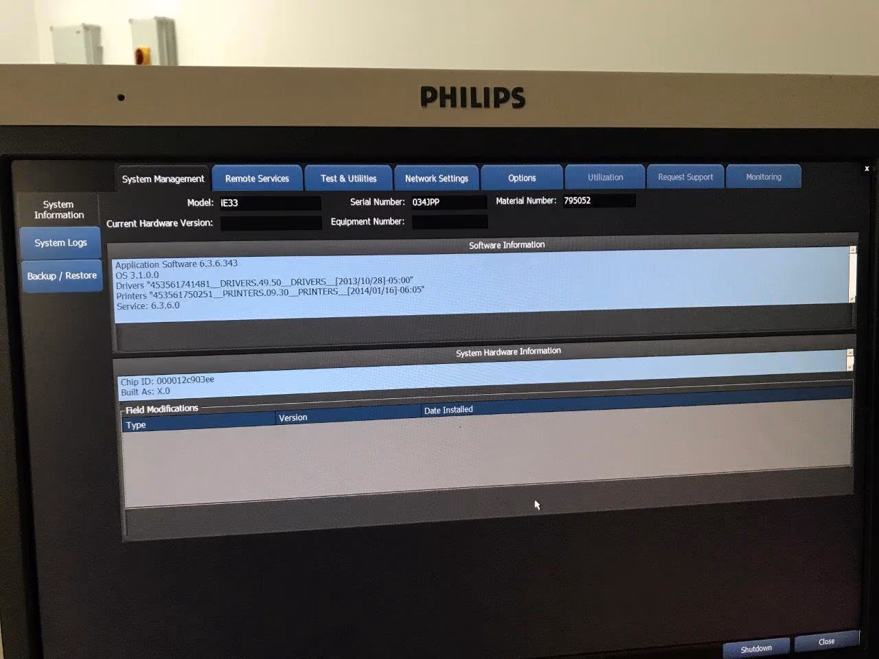 2009 Philips iE33 Cart F.2, photo 6