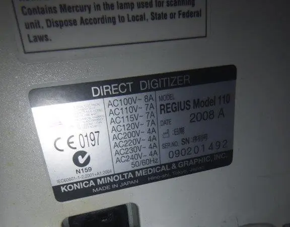 2008 Konica Minolta Regius 110, photo 3