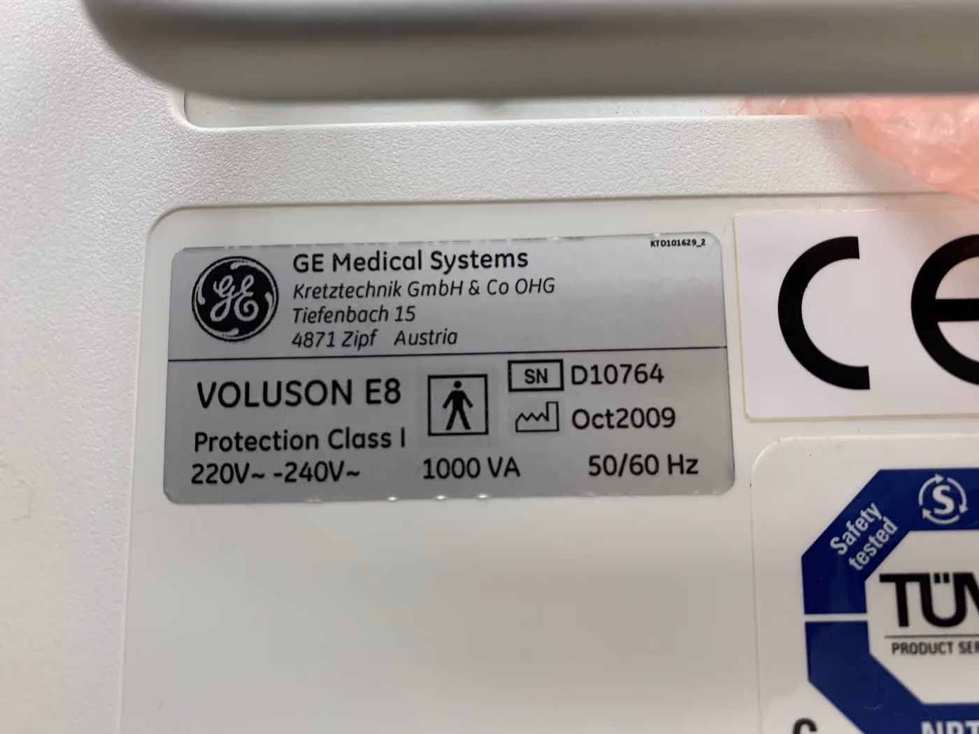 2009 GE Voluson E8, photo 9
