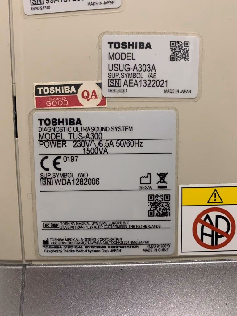 2012 Toshiba Aplio 300, photo 7