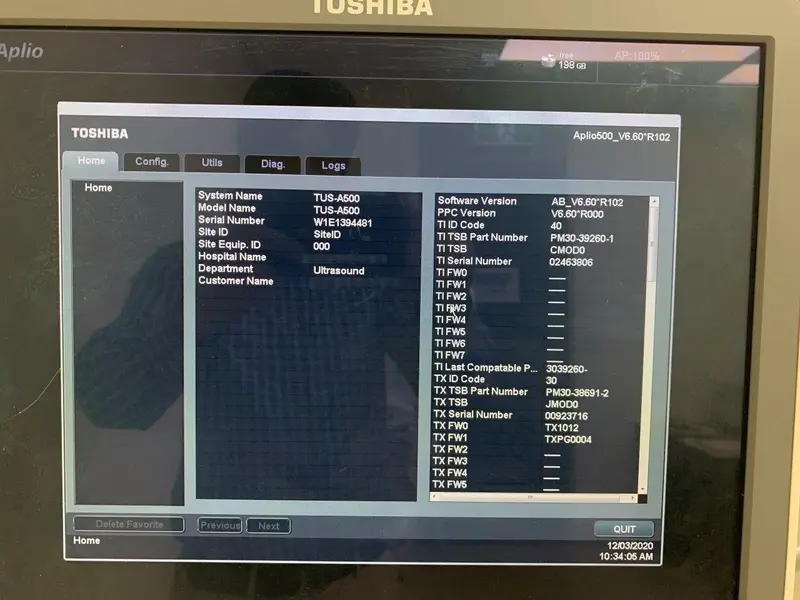 2013 Toshiba Aplio 500, photo 2