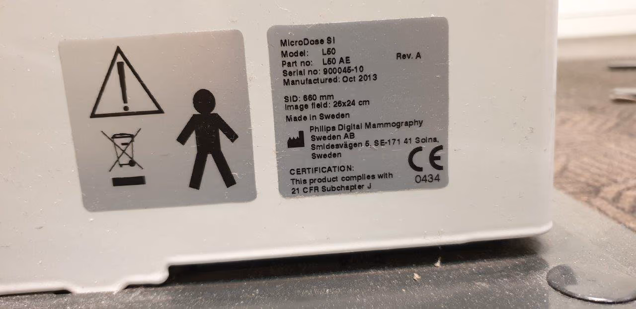 2013 Philips Sectra L50 microdose SI, photo 6