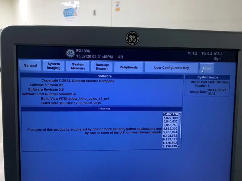 2014 GE Logiq S8, photo 2