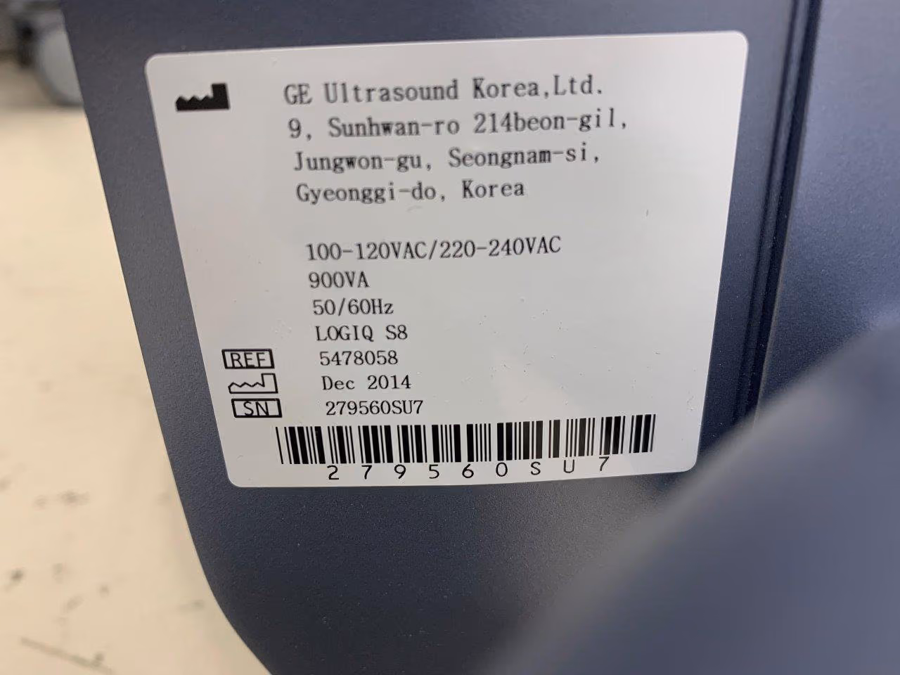 2014 GE Logiq S8, photo 10