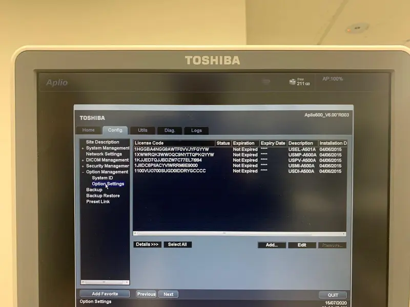2015 Toshiba Aplio 500, photo 2