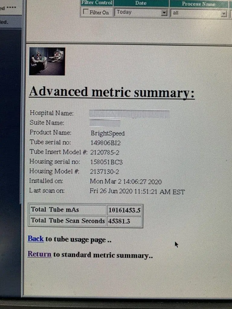 2007 GE Brightspeed 16, photo 3