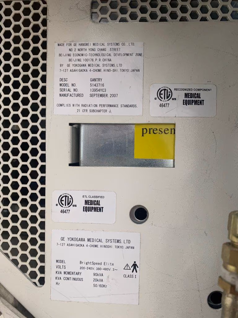 2007 GE Brightspeed 16, photo 6