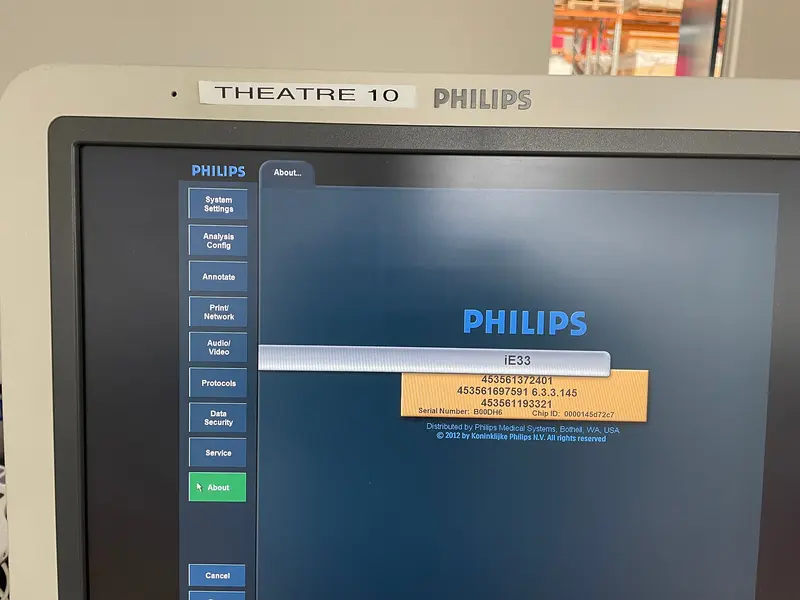 2010 Philips iE33 Cart G, photo 3