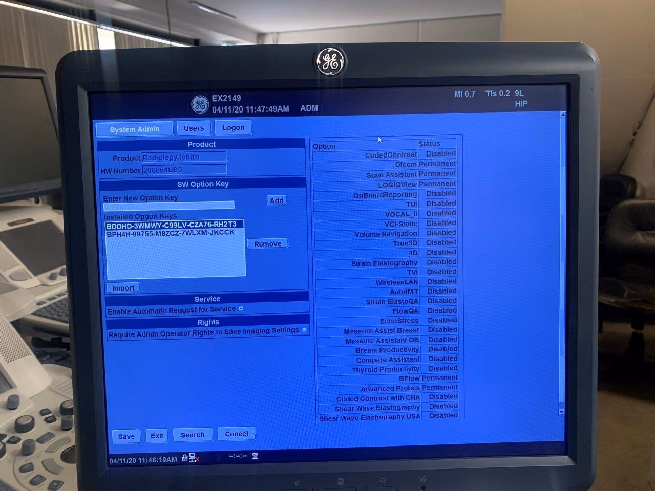 2015 GE Logiq E9, photo 4