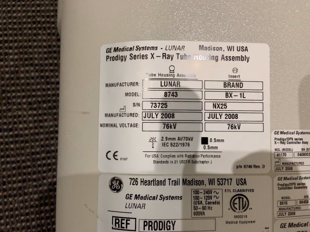 2008 GE Lunar Prodigy BMD, photo 11