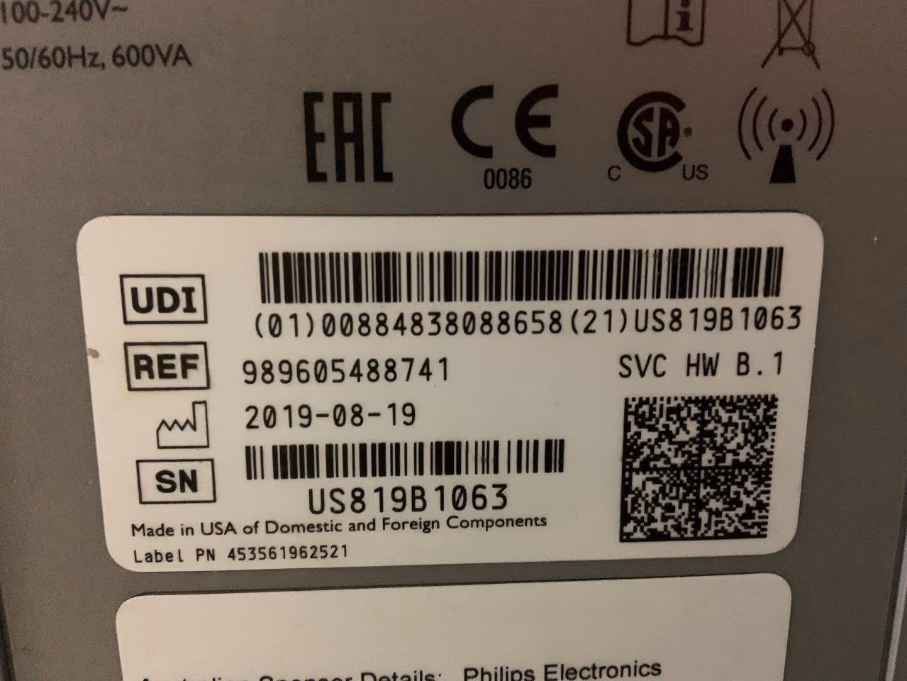 2019 Philips EPIQ CVx, photo 7