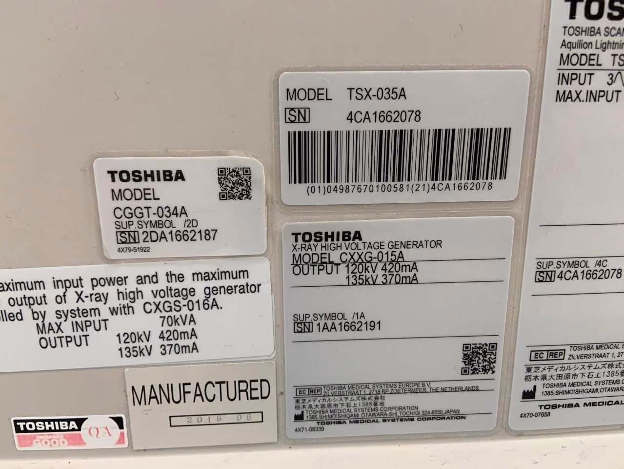2016 Toshiba Aquilion Lightning 16, photo 12