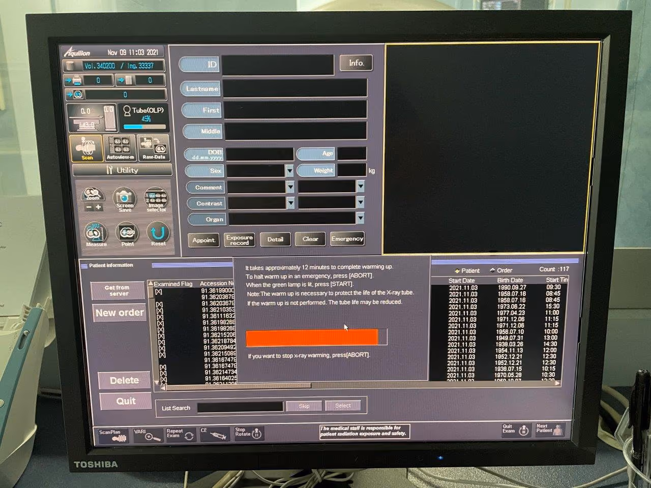 2011 Toshiba Aquilion CXL 128 slice, photo 7