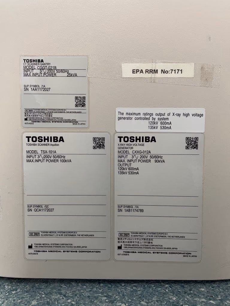 2011 Toshiba Aquilion CXL 128 slice, photo 11