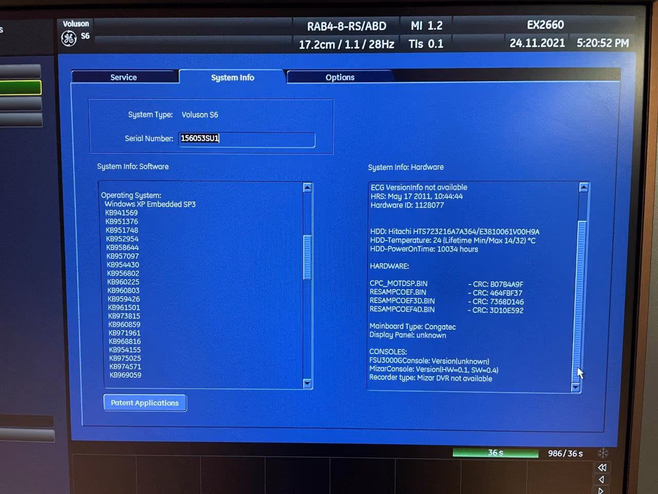 2011 GE Voluson S6 -3D/4D, photo 5