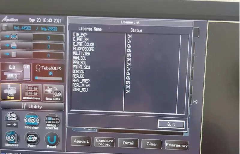 2010 Toshiba Aquilion 16 slice CT, photo 3