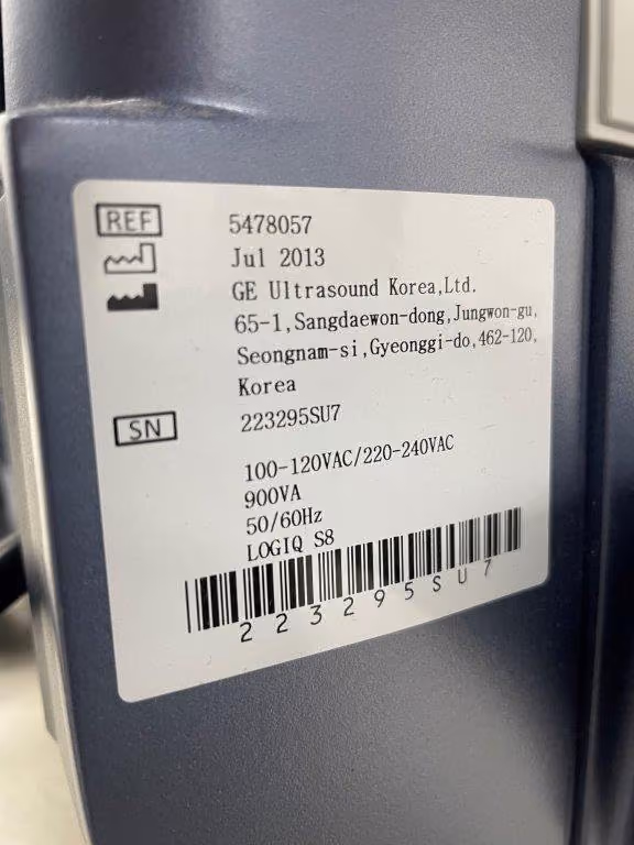 2013 GE Logiq S8, photo 9