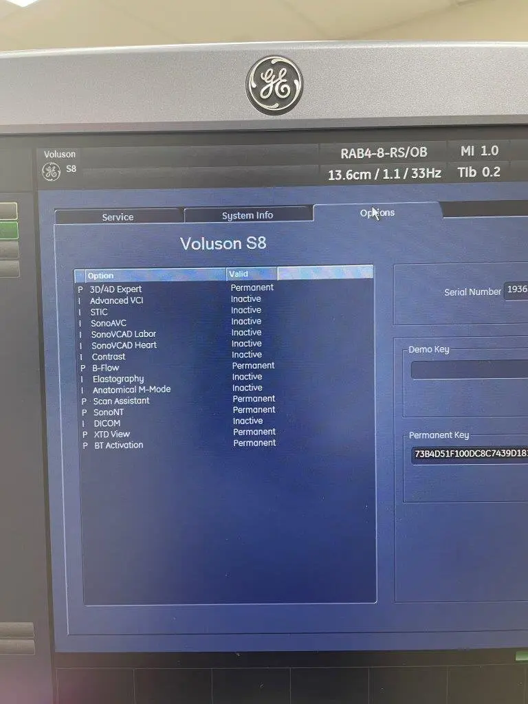 2012 GE Voluson S8 – 3D/4D, photo 3