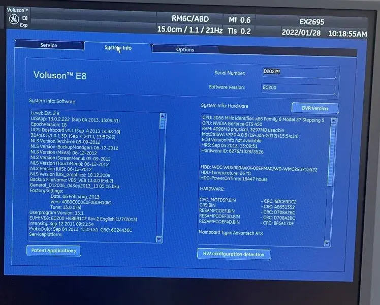 2013 GE Voluson E8 Expert -3D/4D, photo 4