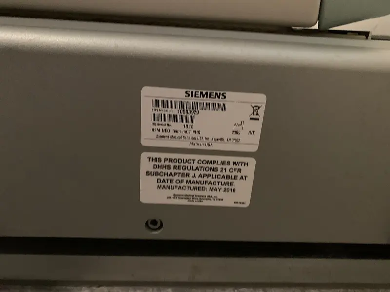 2010 Siemens Biograph mCT S64 4R – 64 Slice, photo 4