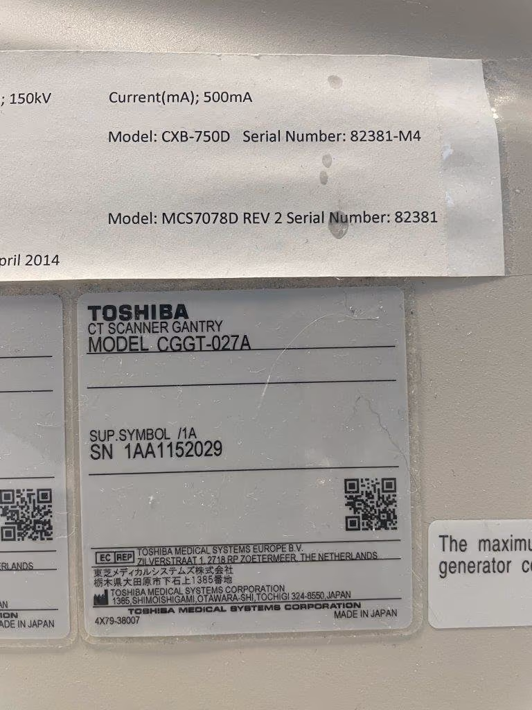 2011 Toshiba Aquilion Prime 160 Slice, photo 10