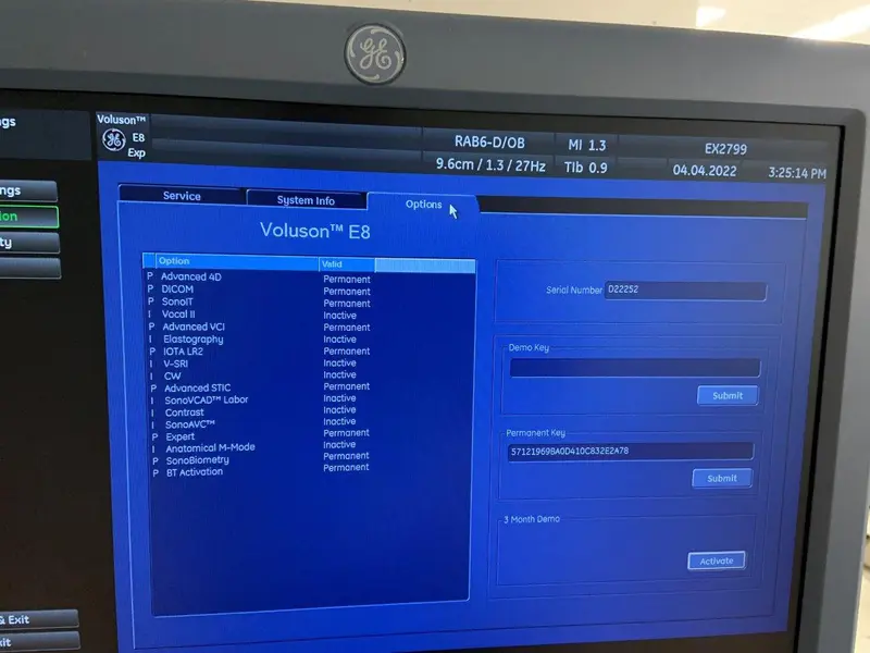 2013 GE Voluson E8 Expert, photo 3